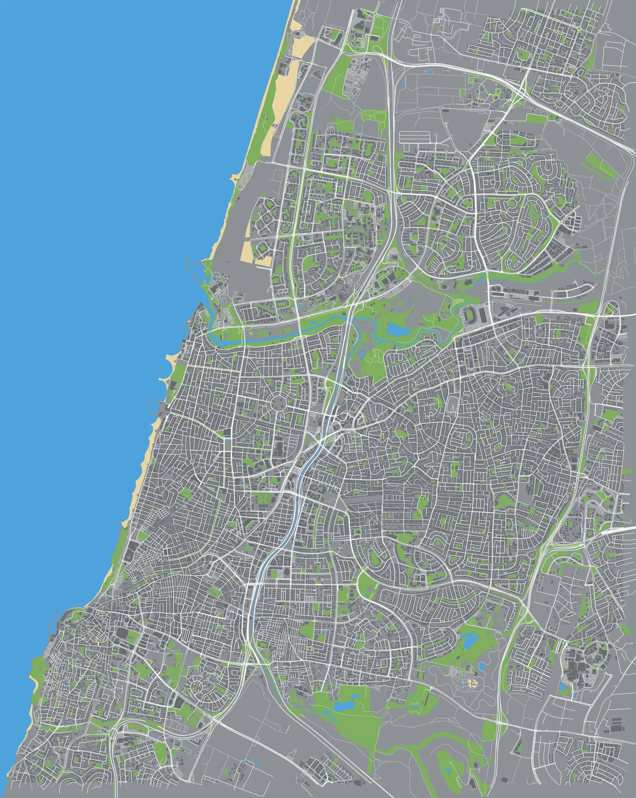 מפת העיר במשחק